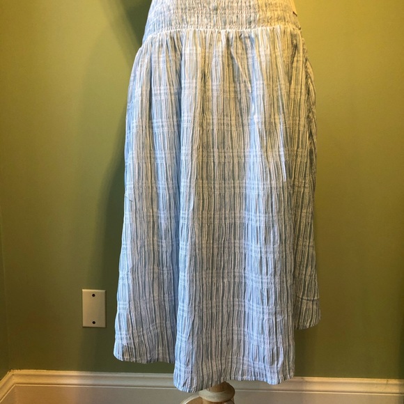 Anthropologie Karyn Smocked Midi Skirt - Picture 7 of 15